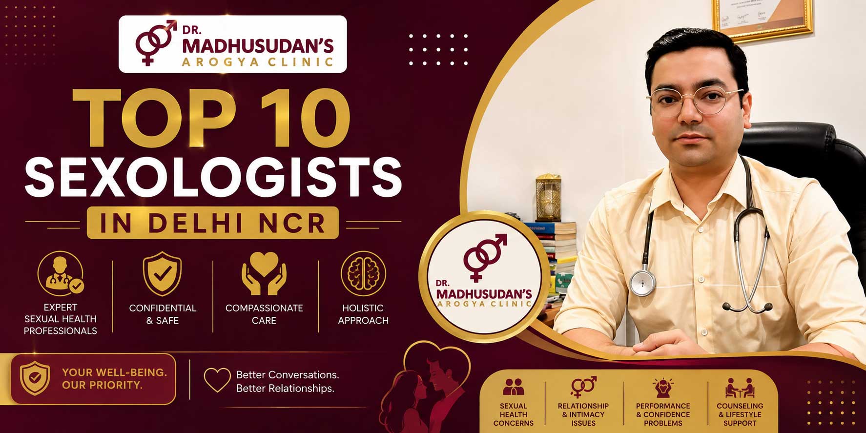 Top 10 Sexologists in Delhi NCR: Tips to Choose the Right Sexual Health Specialist